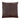 Bazar Bizar leren kussenhoes met vier panelen, choco, 60 x 60 cm