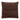 Bazar Bizar leren kussenhoes met vier panelen, choco, 60 x 60 cm – foto 3
