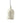 Bazar Bizar Moloko hanglamp van papier-maché, wit, maat L