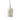 Bazar Bizar Moloko hanglamp van papier-maché, wit, maat L
