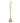 Bazar Bizar staande kapstok van beton en teakhout, naturel