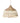 Bazar Bizar Abaca Hoola hanglamp, naturel, maat L