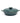 Bazar Bizar Aqua stoofpan van steengoed, blauw