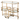Eichholtz trolley Lavalle, vintage messing, spiegelglas