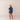 Coco & Cici Pyjamaset dames shirt en short TENCEL™ donkerblauw M, detail- of sfeerbeeld 3