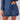 Coco & Cici Pyjamashort dames TENCEL™ donkerblauw S