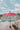 Todo Bien Bali parasol, fuchsia met goud fringe, 250 cm