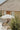 Todo Bien handgeknoopte parasol, wit, zwart frame, 250 cm