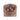 PTMD New Rustic LED-kaars bruin met 3 bewegende vlammen M detail van de drie LED-vlammen